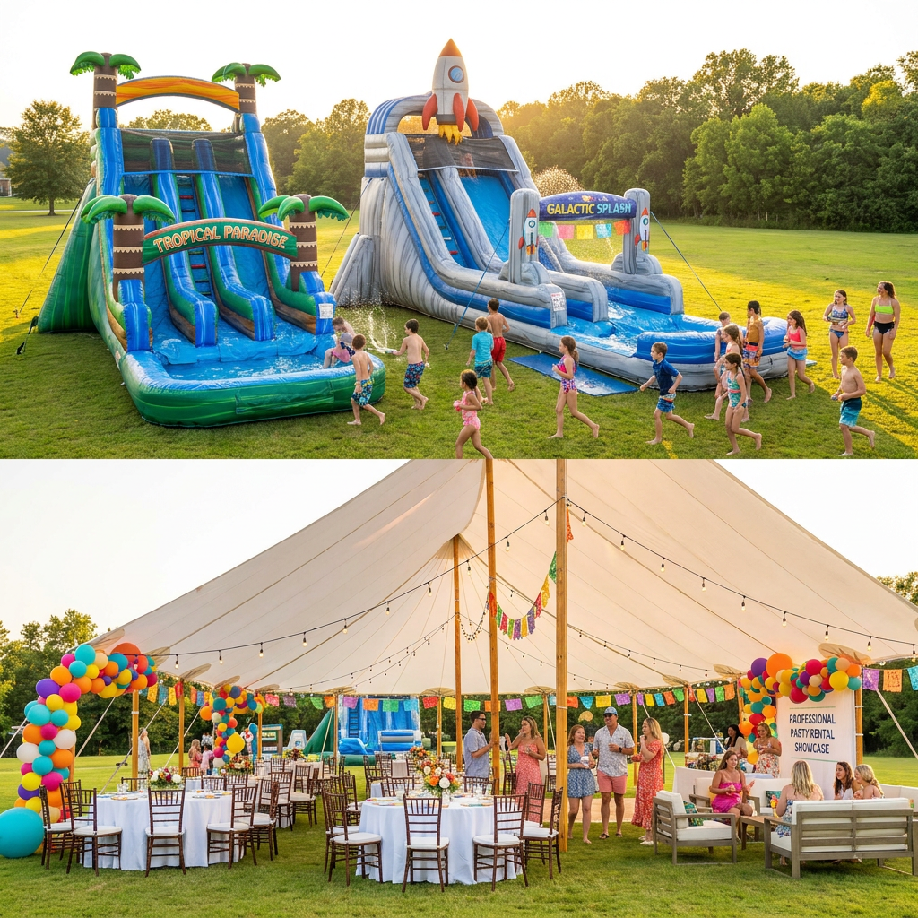 Double Splash Fiesta Package — Pepe's Party Rental, Stafford VA