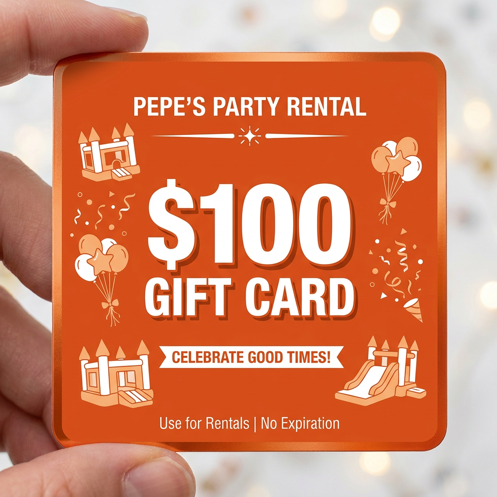 Pepe's Party Rental Gift Card - $100