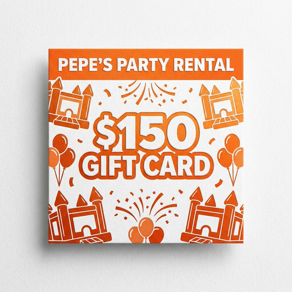 Pepe's Party Rental Gift Card - $150